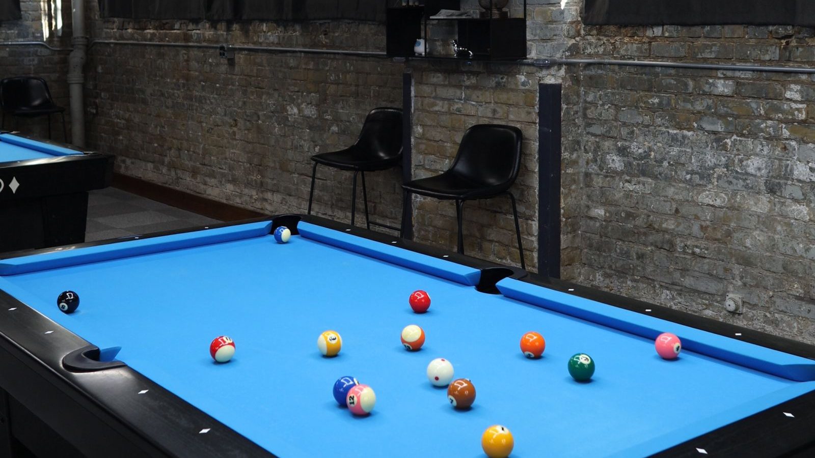 A match in progress at Slate